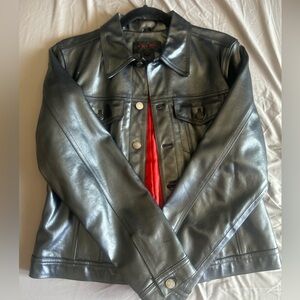 Women’s designer leather jacket